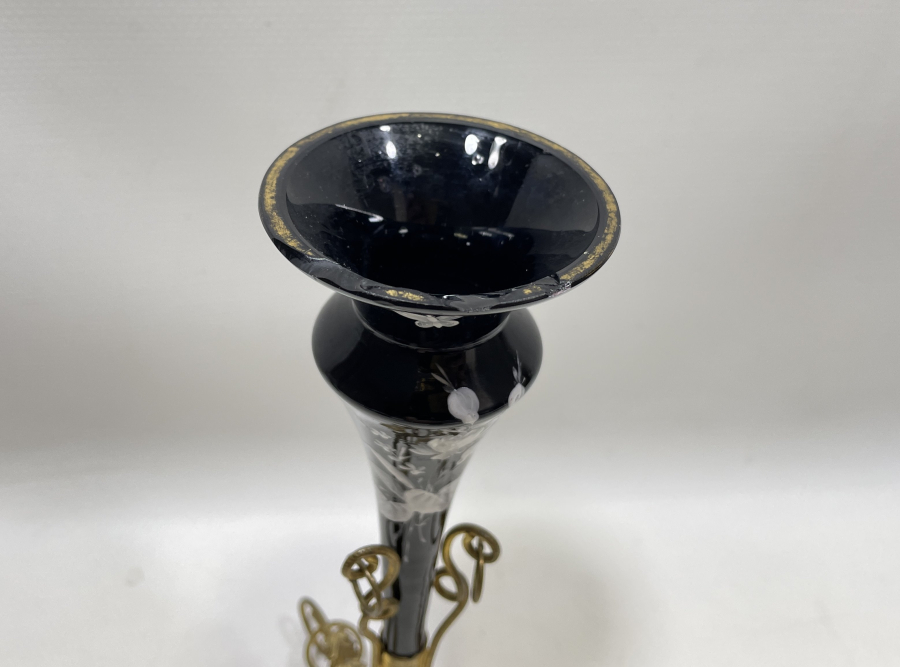 OSMANLI DÖNEMİ EL BOYAMA NADİR FORM KARANFİLLİK