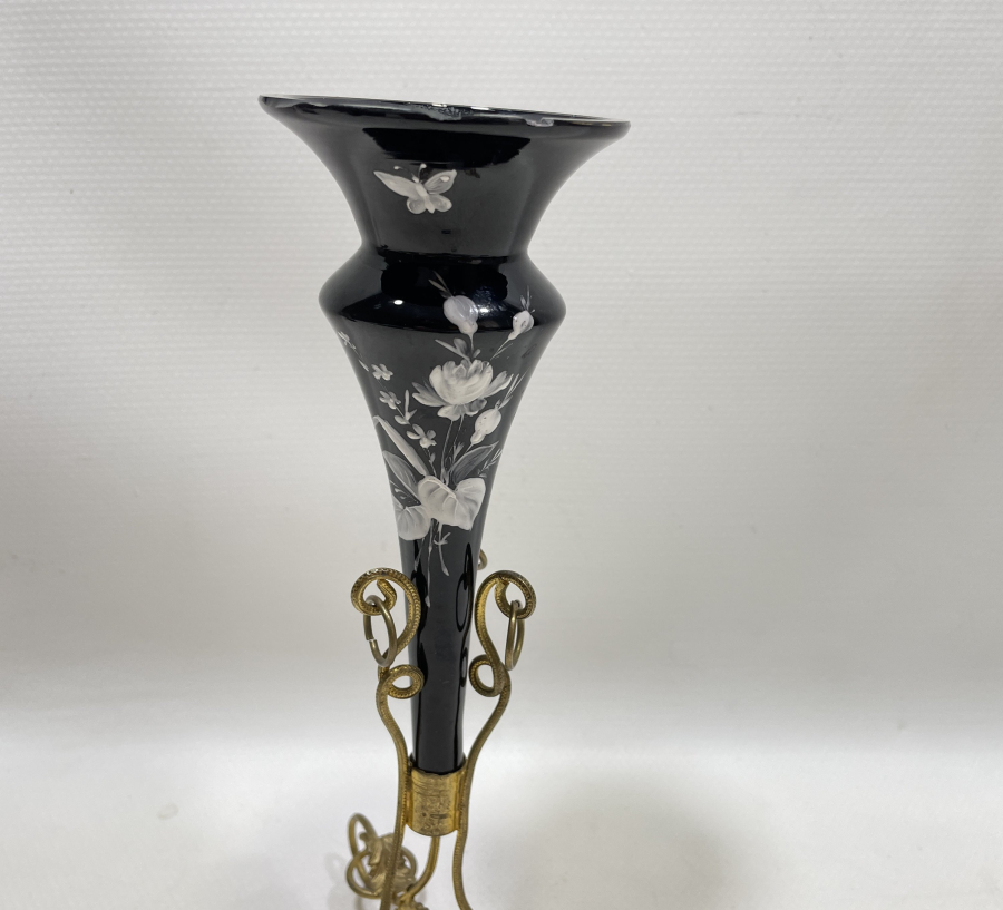 OSMANLI DÖNEMİ EL BOYAMA NADİR FORM KARANFİLLİK