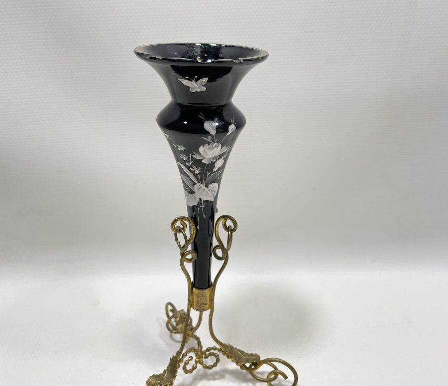 OSMANLI DÖNEMİ EL BOYAMA NADİR FORM KARANFİLLİK