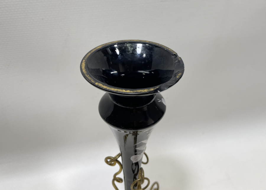 OSMANLI DÖNEMİ EL BOYAMA NADİR FORM KARANFİLLİK