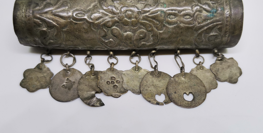 OSMANLI DÖNEMİ KABARTMA İŞÇİLİKLİ GELİN HAMAYILI