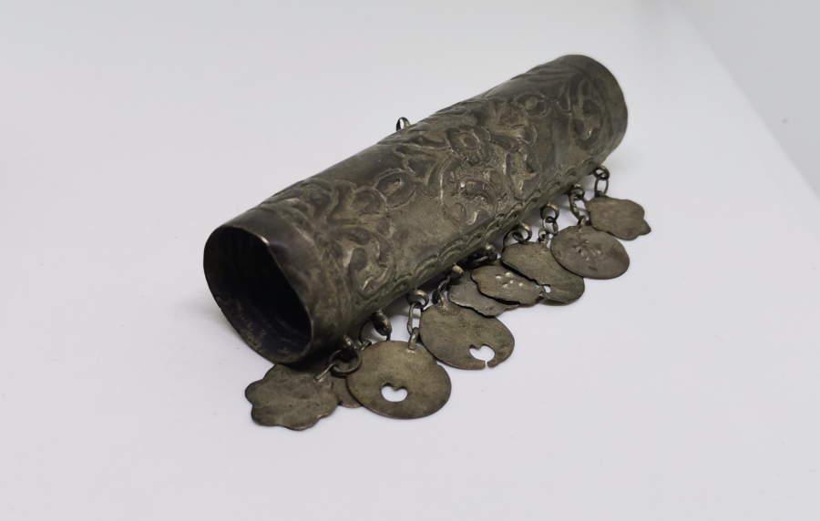 OSMANLI DÖNEMİ KABARTMA İŞÇİLİKLİ GELİN HAMAYILI