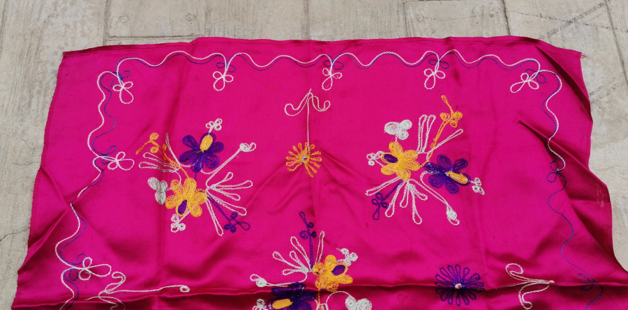 OSMANLI DÖNEMİ ZİNCİR İŞİ İPEK BOHÇA