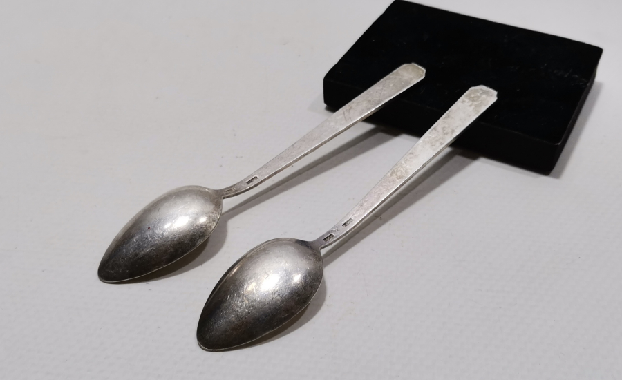 SAVATLI ANTİKA ÇİFT ÇAY KAŞIĞI