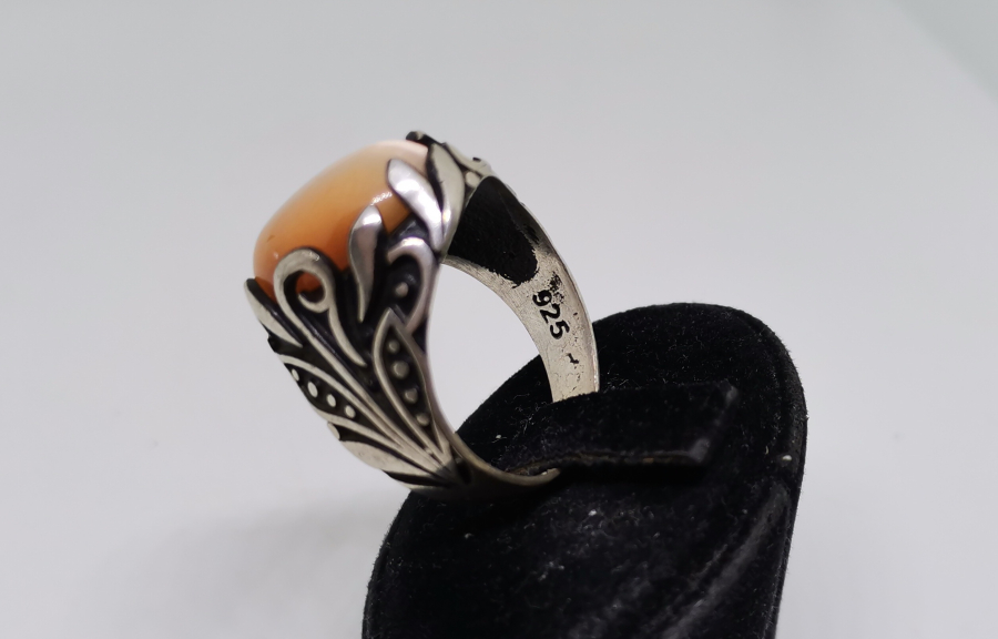 SÜLEYMANİYE AKİKLİ GÜMÜŞ YÜZÜK