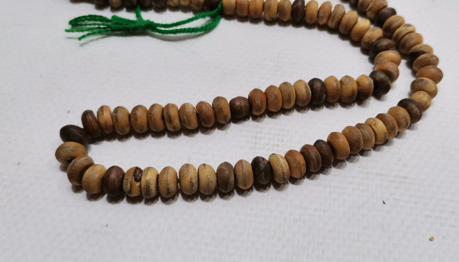 İMAMESİ MEVLEVİ SİKKESİ FORMUNDA YAPILMIŞ OSMANLI DÖNEMİ DERVİŞ NAMAZ TESPİHİ - ZİKİR TESPİHİ