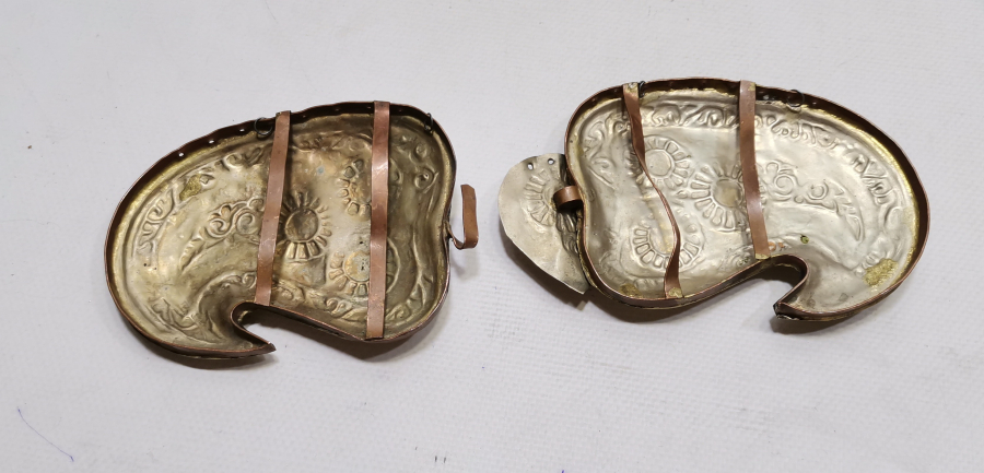 KABARTMA İŞÇİLİKLİ ANTİKA GELİN KEMERİ TOKASI