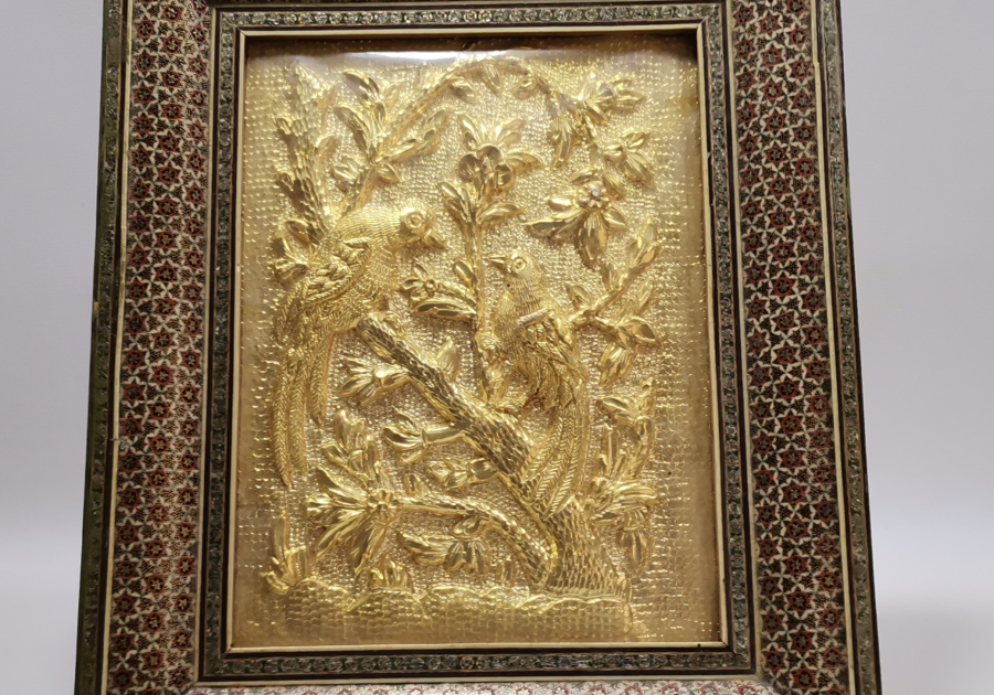 MARKÜTERİ ÇERÇEVESİNDE TAMAMI EL YAPIMI DEV BOY ANTİKA PANO