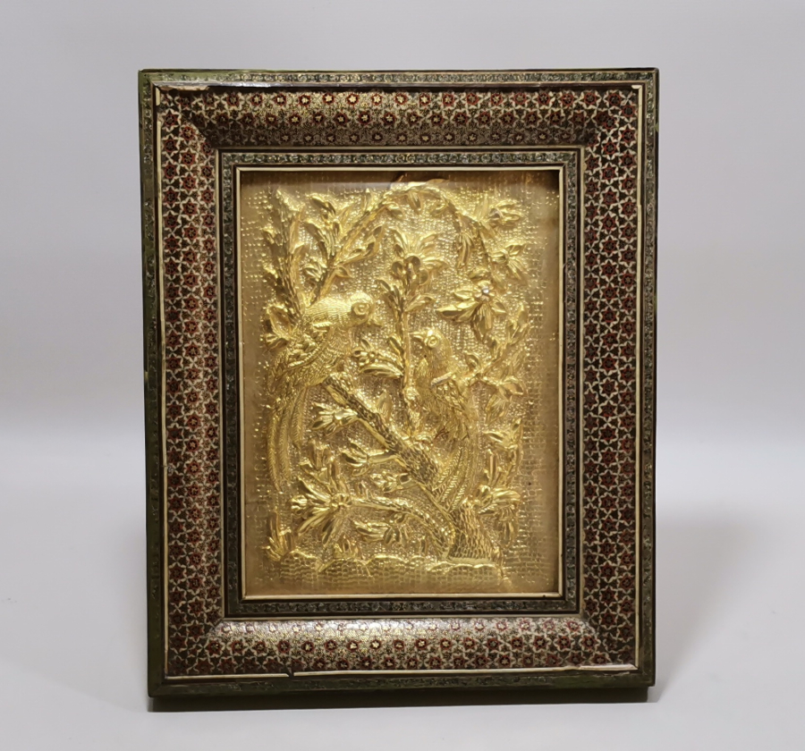 MARKÜTERİ ÇERÇEVESİNDE TAMAMI EL YAPIMI DEV BOY ANTİKA PANO