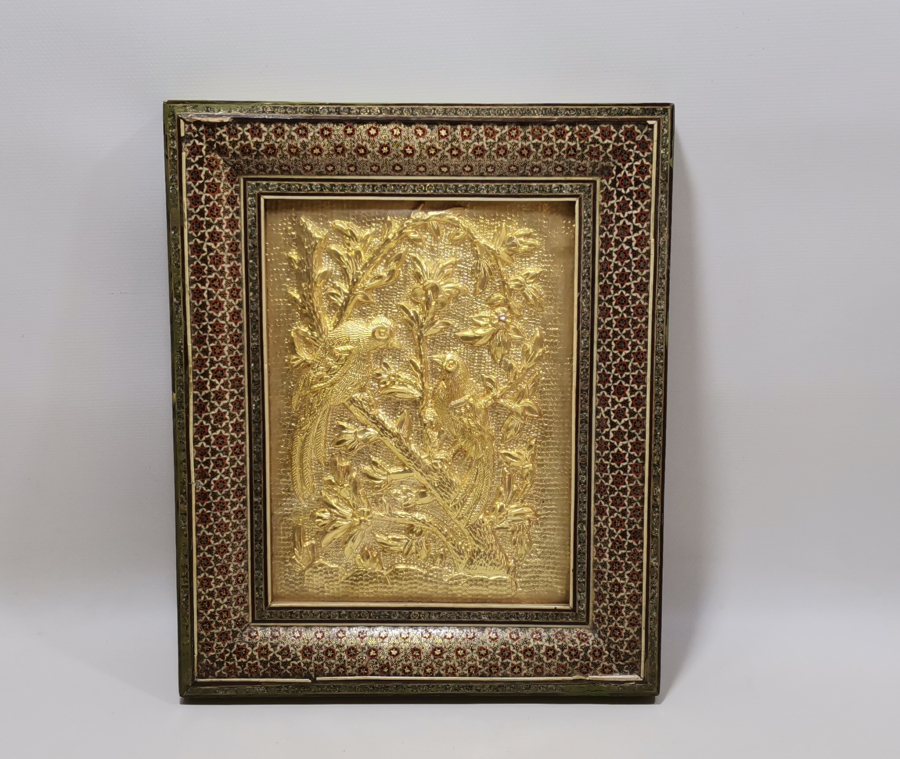 MARKÜTERİ ÇERÇEVESİNDE TAMAMI EL YAPIMI DEV BOY ANTİKA PANO