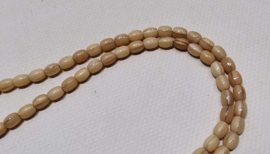 ORJİNAL PÜSKÜLÜ İLE OSMANLI DÖNEMİ NADİR RENKTE BEYKOZ NAMAZ TESPİHİ