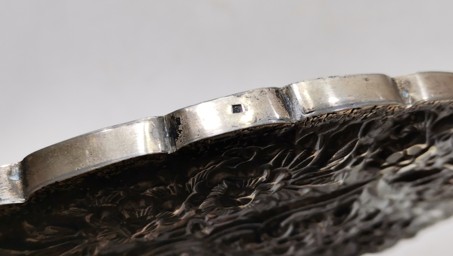 OSMANLI DÖNEMİ ÇOK NADİR GÜMÜŞ KUŞLU DUVAR AYNASI