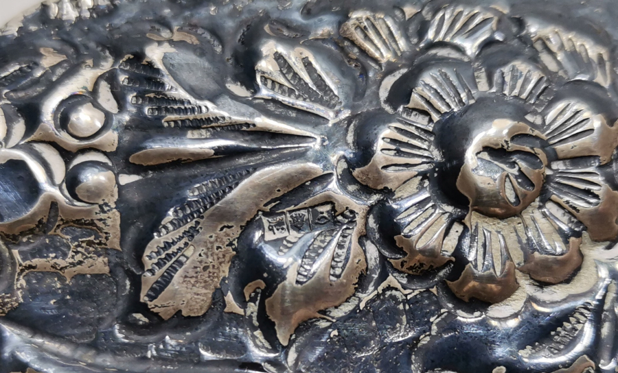 OSMANLI DÖNEMİ ÇOK NADİR GÜMÜŞ KUŞLU DUVAR AYNASI