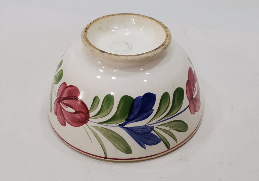 OSMANLI DÖNEMİ EL BOYAMA PORSELEN ÇORBA KASESİ