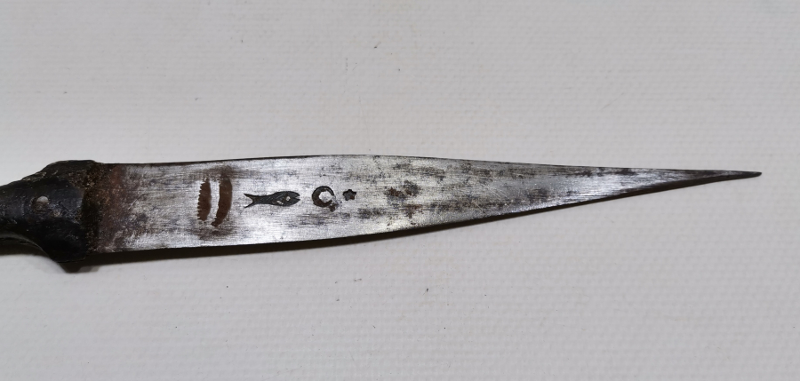 OSMANLI DÖNEMİ ERMENİ İŞİ BALIKLI AFYON KAMASI