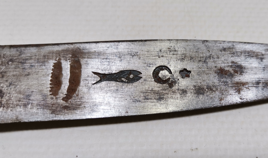 OSMANLI DÖNEMİ ERMENİ İŞİ BALIKLI AFYON KAMASI