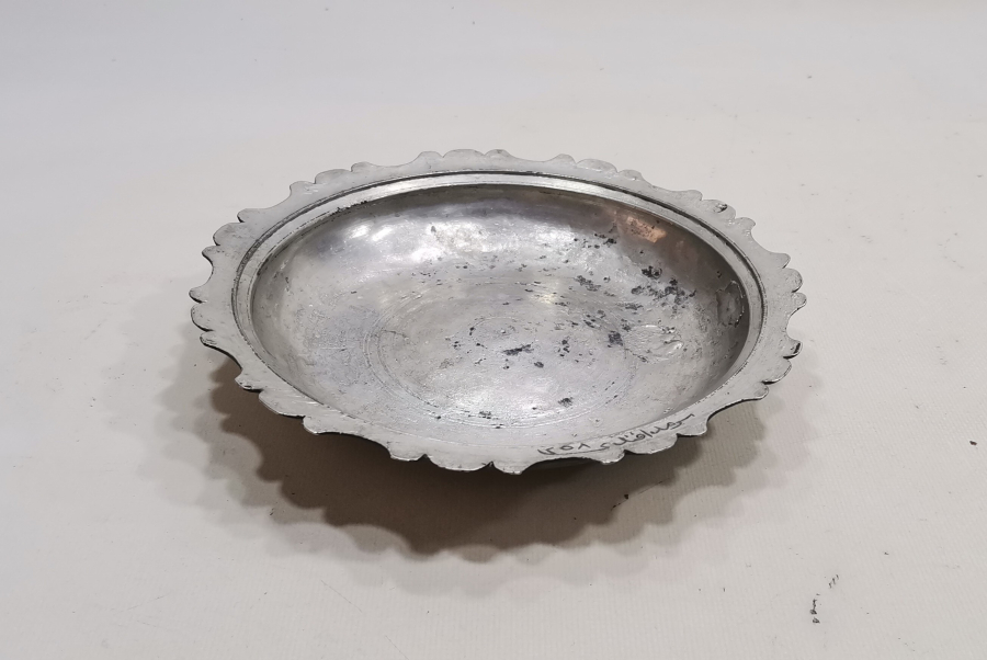 OSMANLI DÖNEMİ ÜZERİ YAZILI BAKIR SAHAN