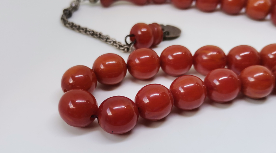 USTA İŞİ ÖZEL YAPIM GÜMÜŞ PÜSKÜLLÜ KATALİN PARÇADAN YAPILMA TESPİH