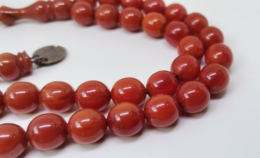 USTA İŞİ ÖZEL YAPIM GÜMÜŞ PÜSKÜLLÜ KATALİN PARÇADAN YAPILMA TESPİH