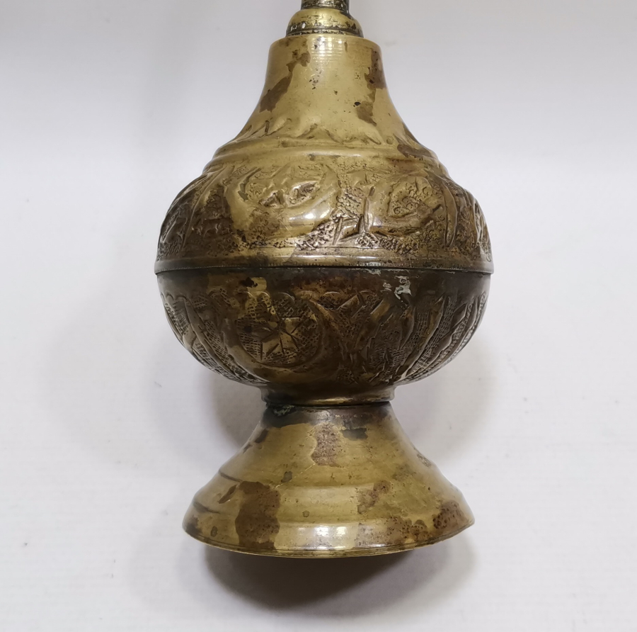 ÜZERİ AYETLERLE DEKORLU VE AY YILDIZLI OSMANLI DÖNEMİ GÜLEBDAN