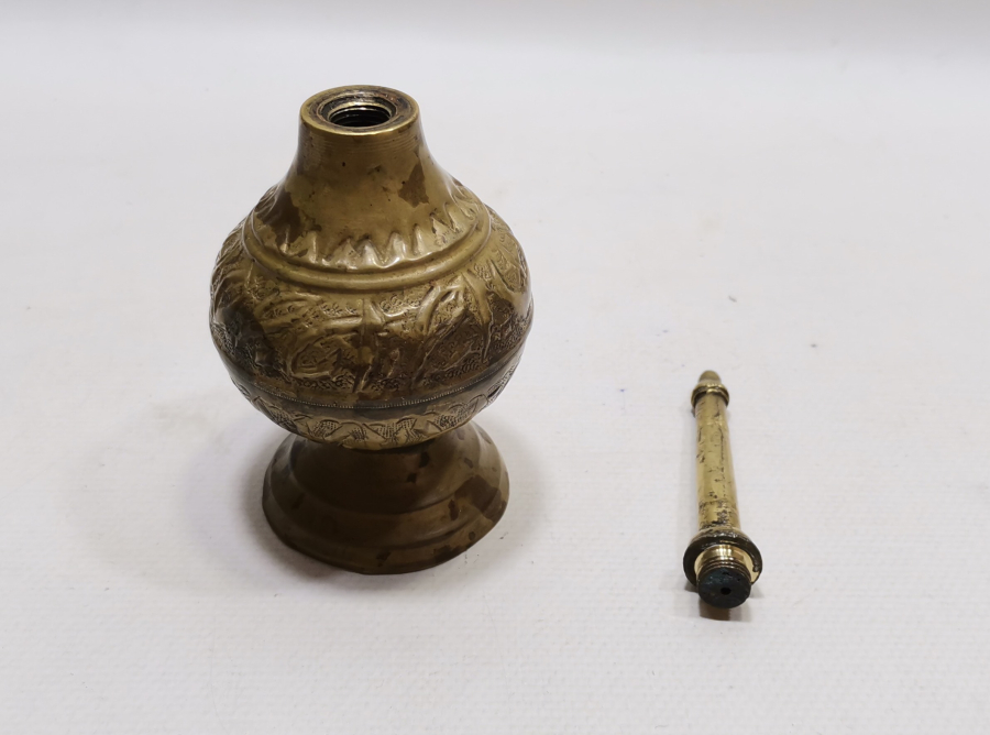 ÜZERİ AYETLERLE DEKORLU VE AY YILDIZLI OSMANLI DÖNEMİ GÜLEBDAN