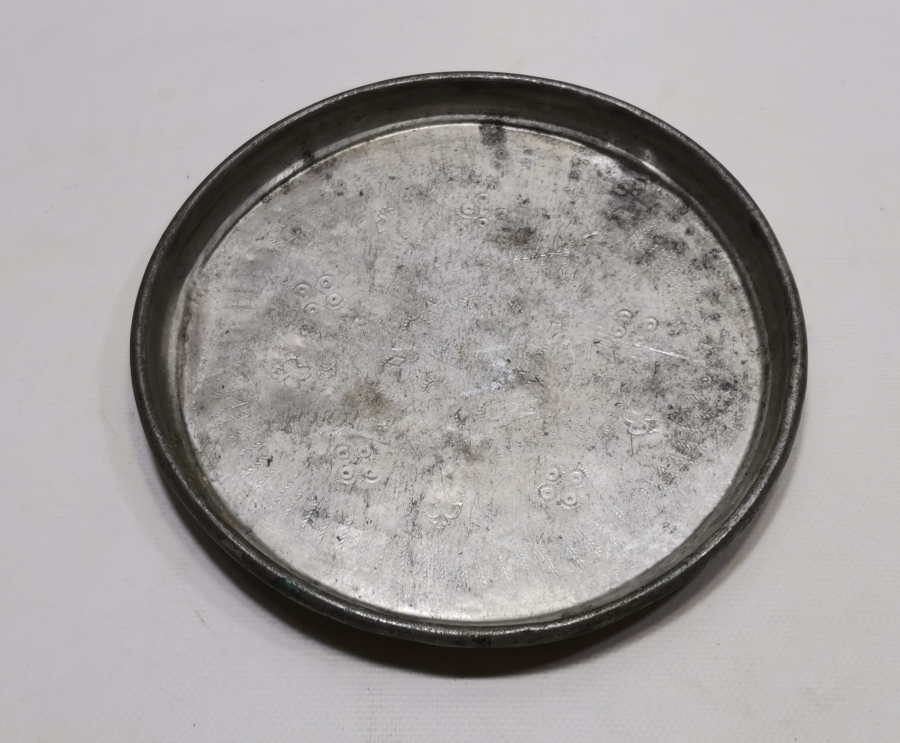 ÜZERİ KABARTMA İŞÇİLİKLİ OSMANLI DÖNEMİ KAHVE TEPSİSİ