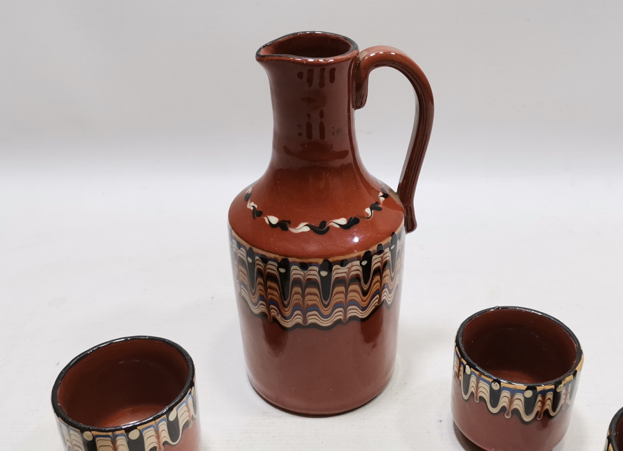 EL BOYAMA ANTİKA SOVYET DÖNEM LİKÖR TAKIMI