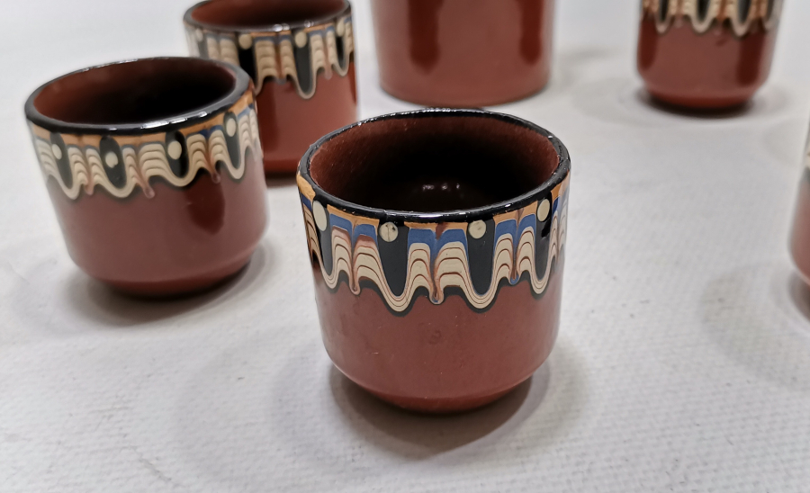 EL BOYAMA ANTİKA SOVYET DÖNEM LİKÖR TAKIMI