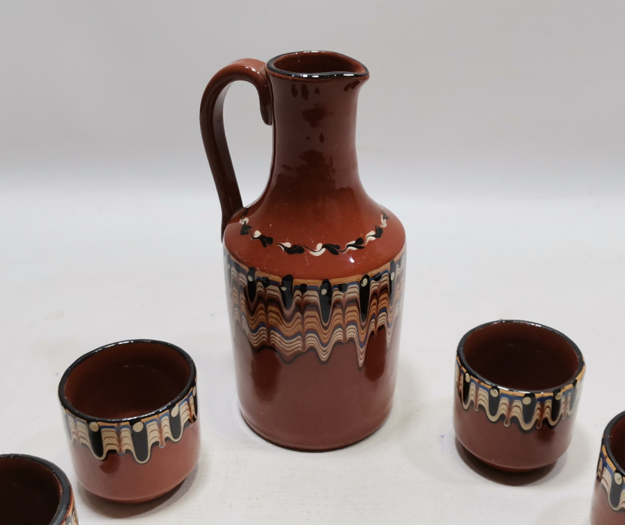 EL BOYAMA ANTİKA SOVYET DÖNEM LİKÖR TAKIMI