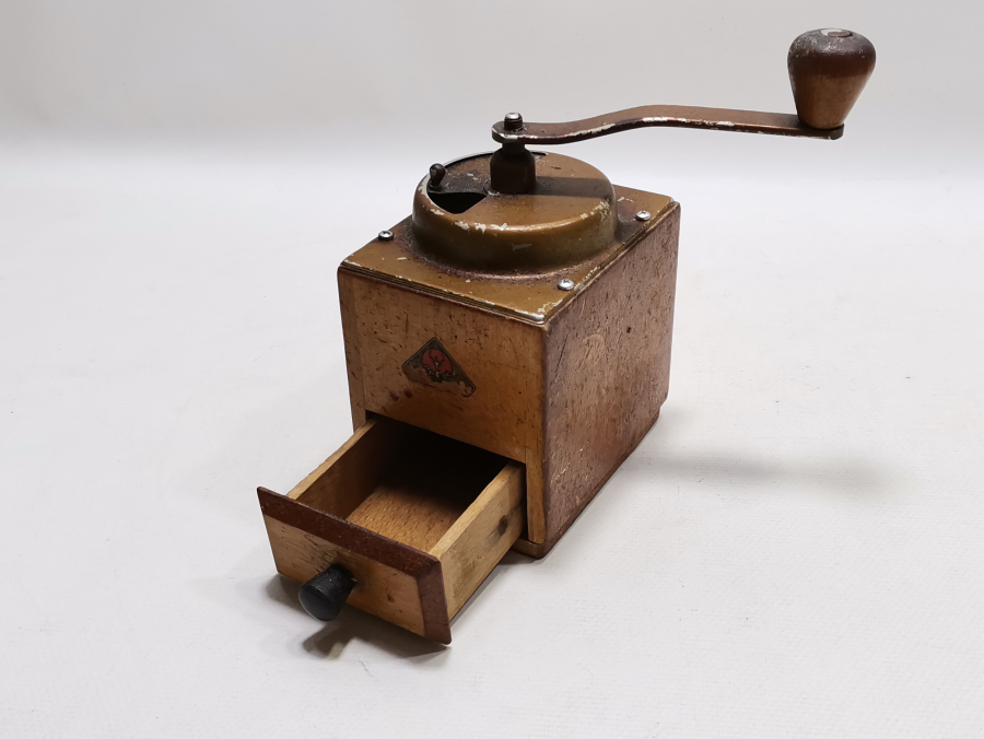 EL YAPIMI ANTİKA KAHVE DEĞİRMENİ