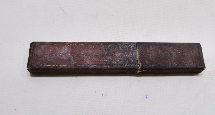 FİLDİŞİ SAPLI ORJİNAL KUTUSUNDA BERBER USTURASI