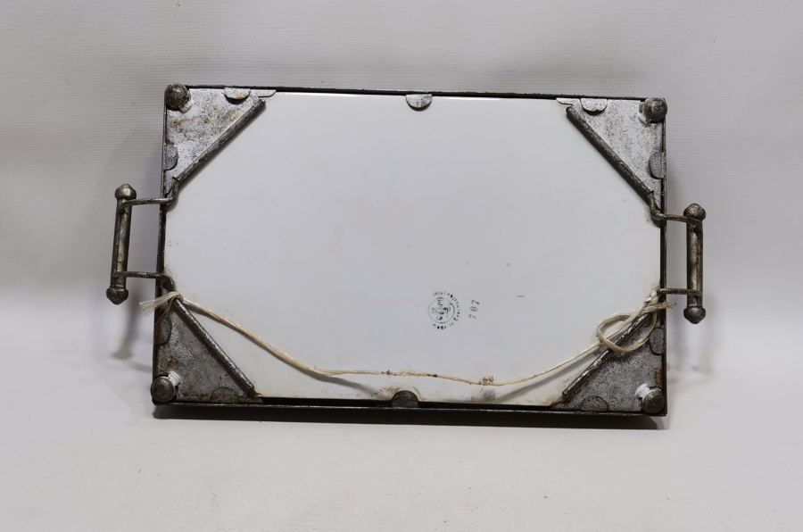 OSMANLI DÖNEMİ MESCİD-İ HARAM GÖRSELLİ ÇOK NADİR TAŞ TEPSİ