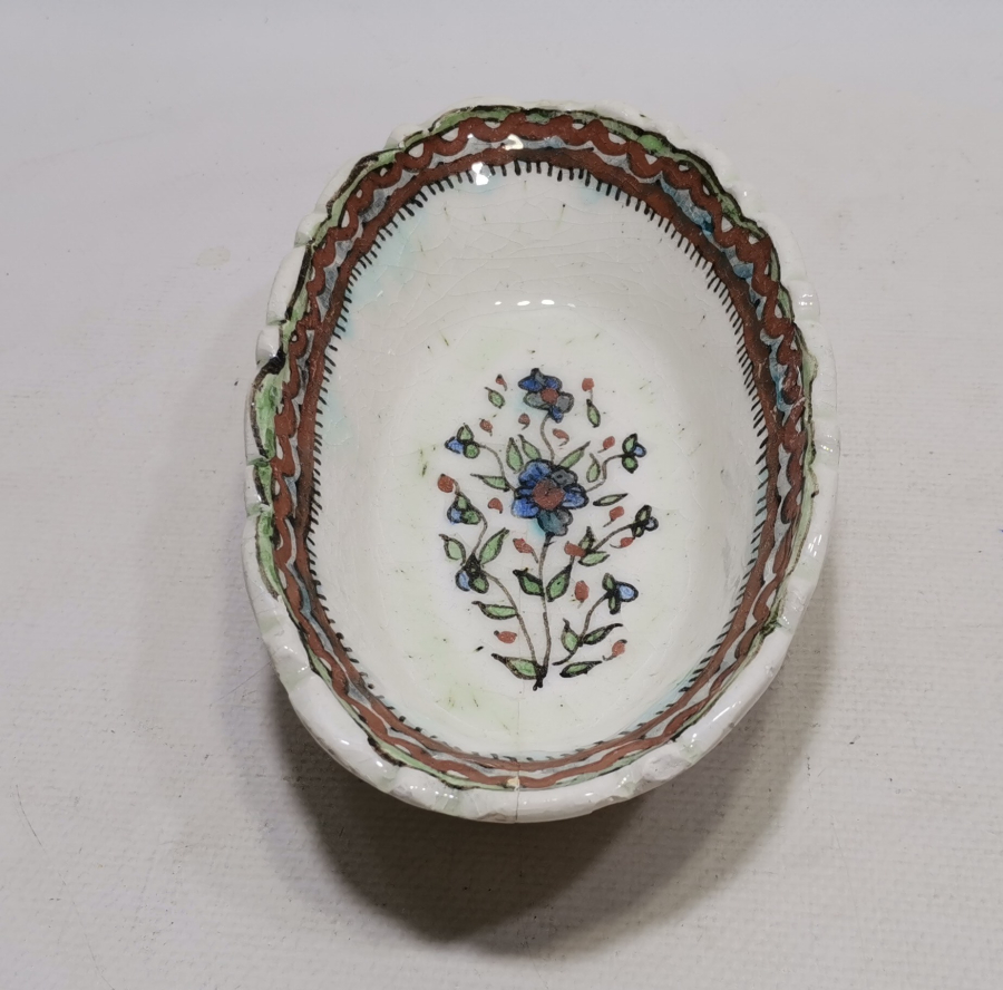 USTA İŞİ EL BOYAMA ANTİKA KÜTAHYA İFTARİYELİK - HURMALIK