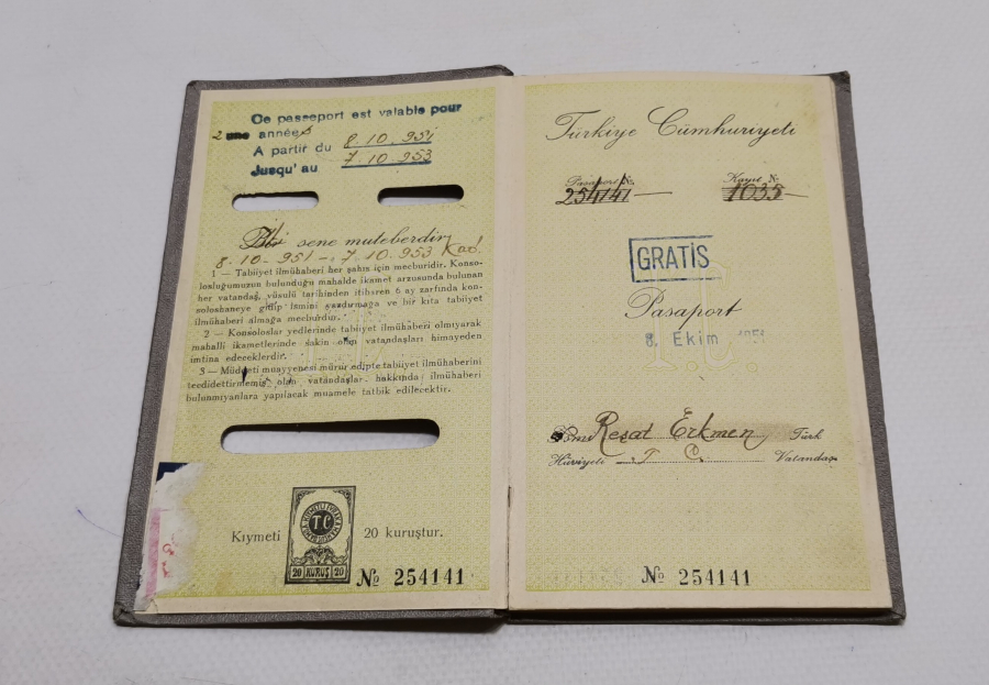 ANTİKA  AKTİF KULLANILMIŞ PASAPORT