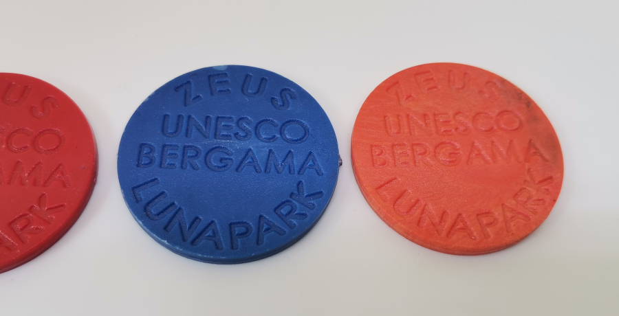 BERGAMA UNESCO ZEUS LUNAPARK NADİR 3 LÜ TAKIM JETONU