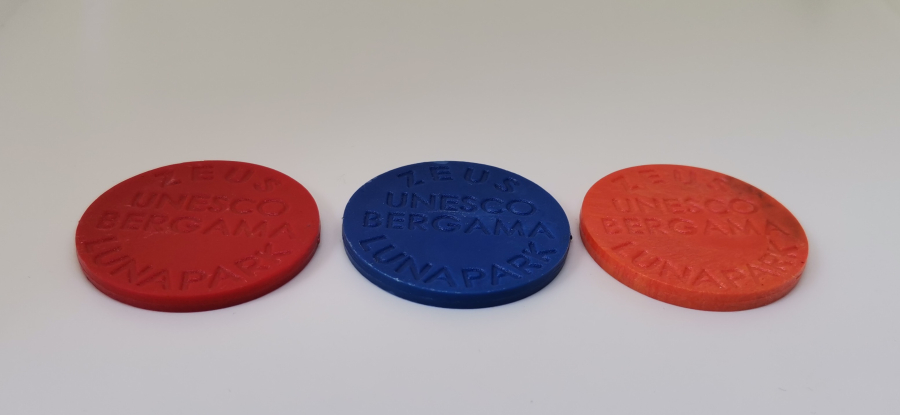 BERGAMA UNESCO ZEUS LUNAPARK NADİR 3 LÜ TAKIM JETONU