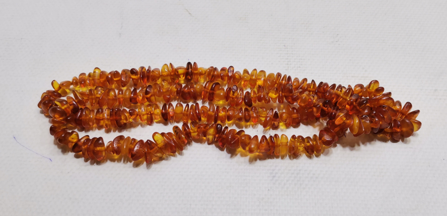 BÜYÜK BOY DAMLA KEHRİBAR GERDANLIK