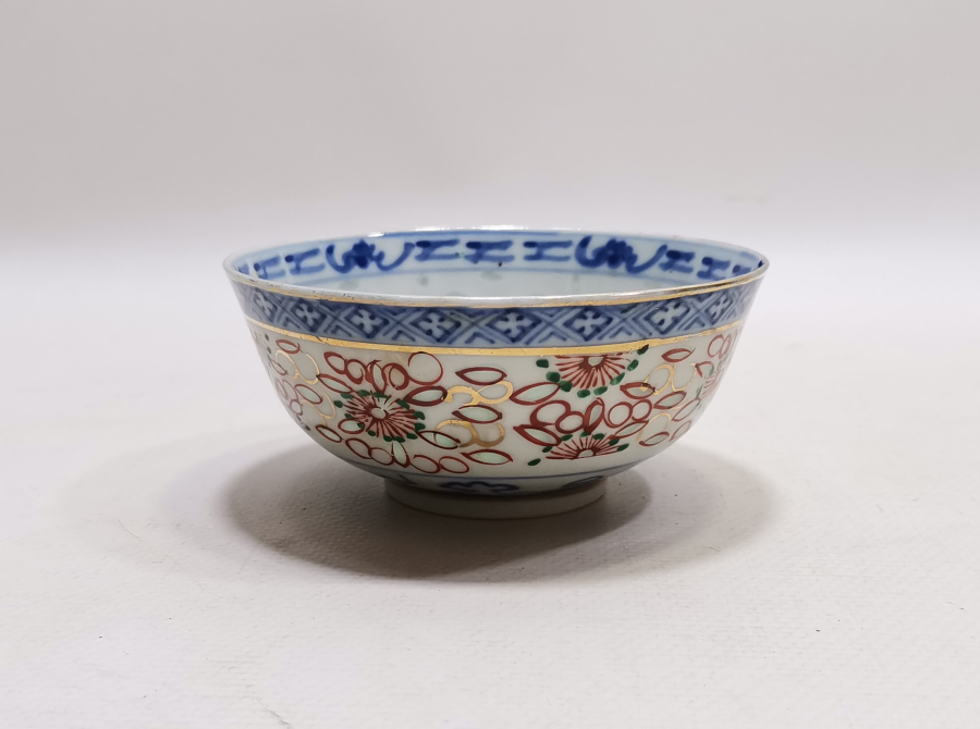 ESKİ ÇİN EL BOYAMA ANTİKA PORSELEN TABAK