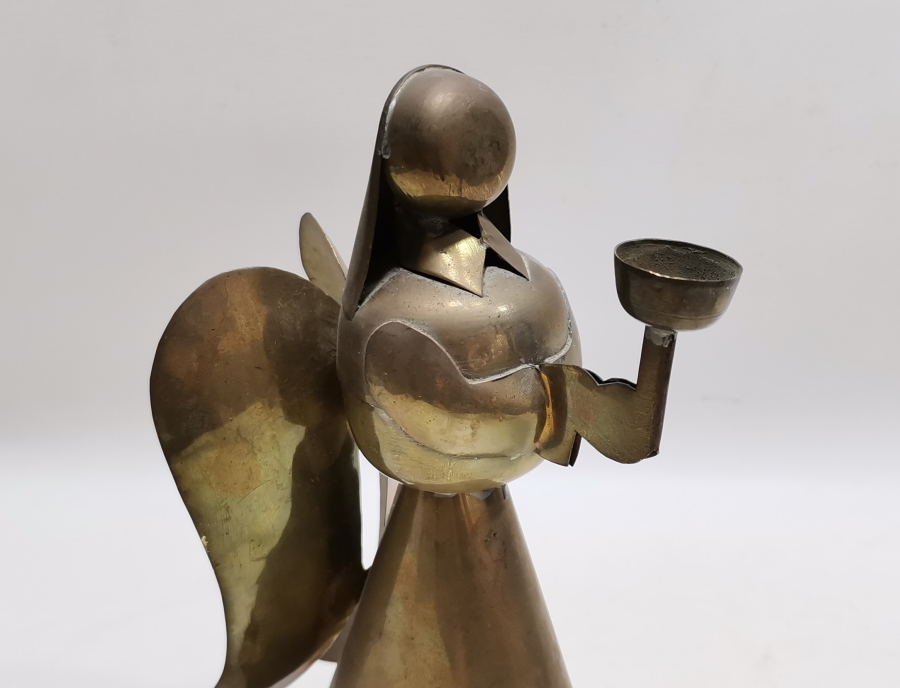 MERYEM ANA FORMUNDA YAPILMIŞ ANTİKA GAZ LAMBASI