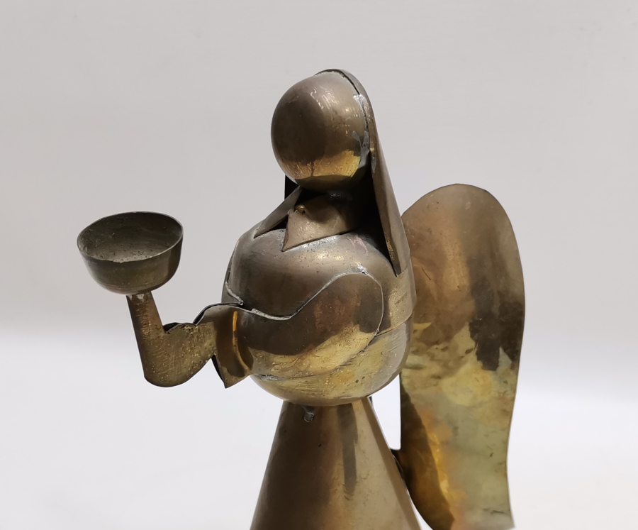 MERYEM ANA FORMUNDA YAPILMIŞ ANTİKA GAZ LAMBASI