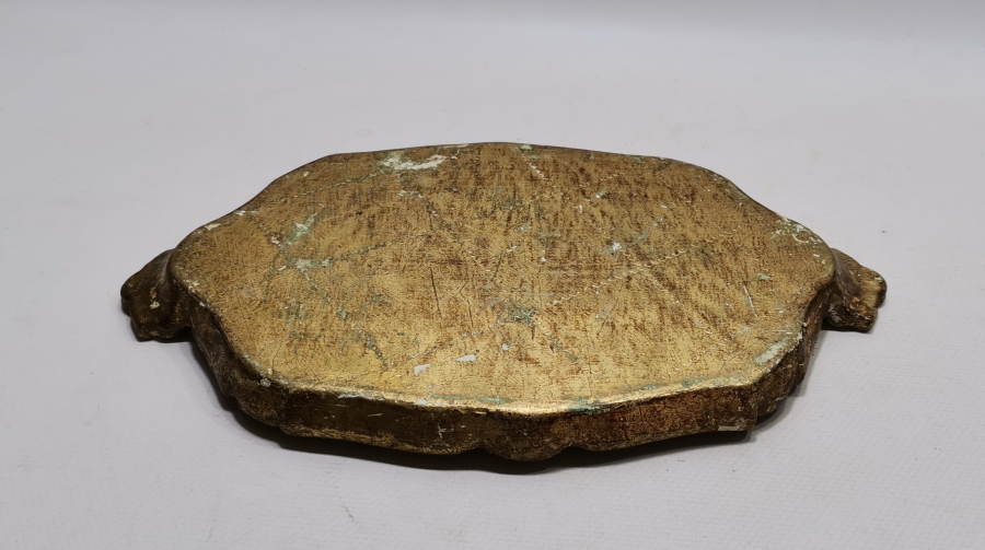 OSMANLI DÖNEMİ ALTIN VARAKLI LEVANTEN İŞİ KAHVE TEPSİSİ