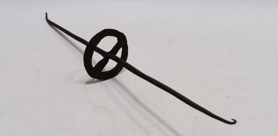 OSMANLI DÖNEMİ EL YAPIMI NADİR FORMDA DEMİR KİRMAN