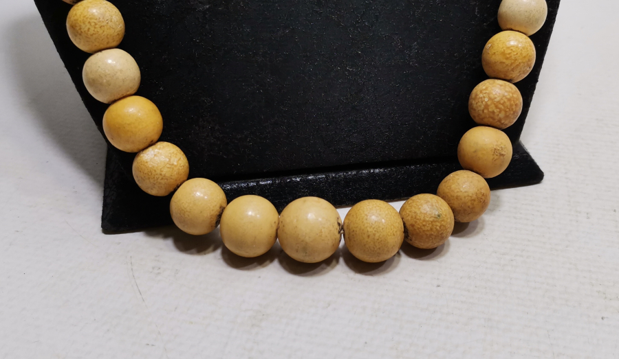 OSMANLI DÖNEMİ RENGİNİ ALMIŞ LÜLE GERDANLIK