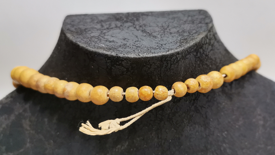 OSMANLI DÖNEMİ RENGİNİ ALMIŞ LÜLE GERDANLIK