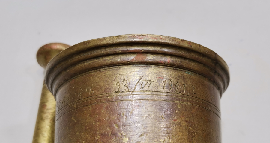 OSMANLI DÖNEMİ RUMCA YAZILI ÇOK NADİR HAVAN