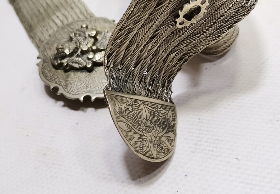 OSMANLI DÖNEMİ TRABZON İŞİ HASIR ÖRME GELİN KEMERİ