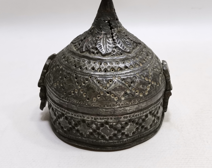 OSMANLI METAL İŞÇİLİĞİNİN ZİRVESİ OSMANLI DÖNEMİ ÇOK NADİR KUBBELİ EKMEKLİK