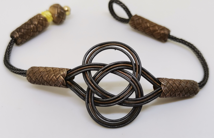 TRABZON İŞİ HASIR ÖRME EL YAPIMI BİLEKLİK