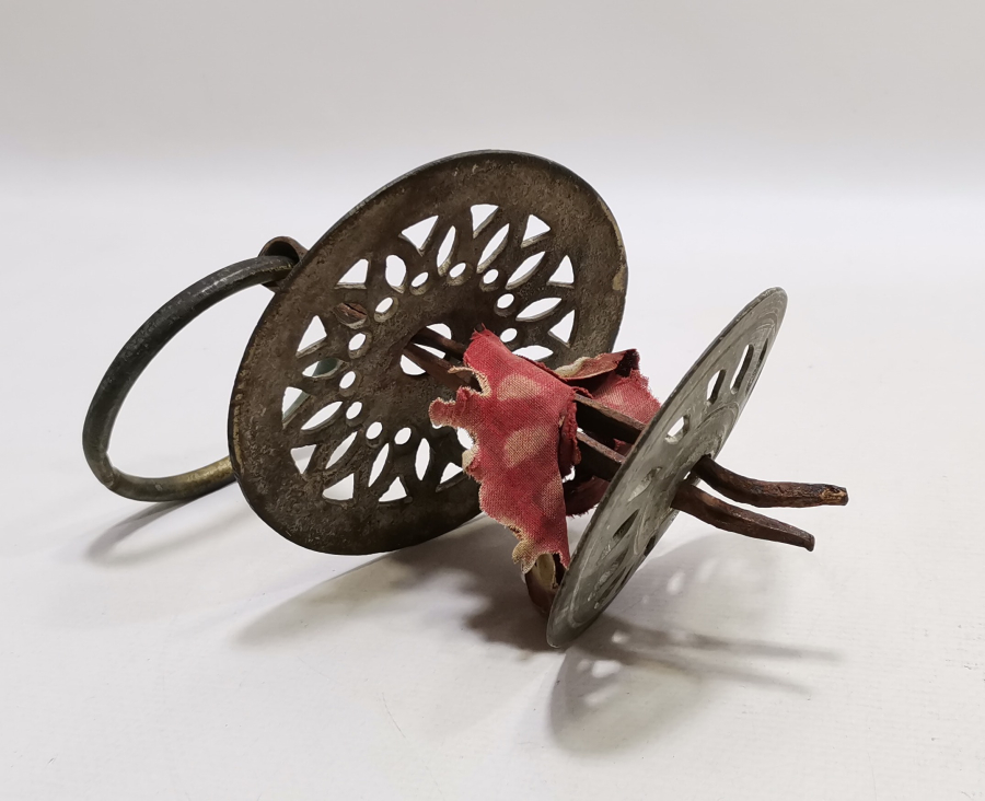 ÜZERİ DAMGALI ÇOK NADİR OSMANLI DÖNEMİ SÜLEYMANİYE TAM TAKIM KAPI AYNASI