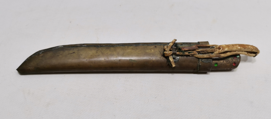 ÜZERİNDE ŞEHRİ HAN YAZILI TÜRKMEN İŞİ AVCI BIÇAĞI